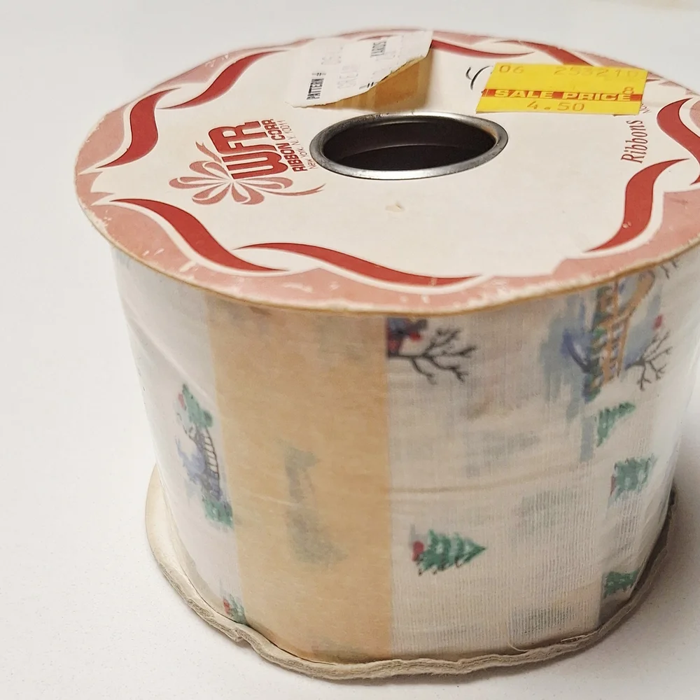 Vintage WFR Christmas Ribbon – 3